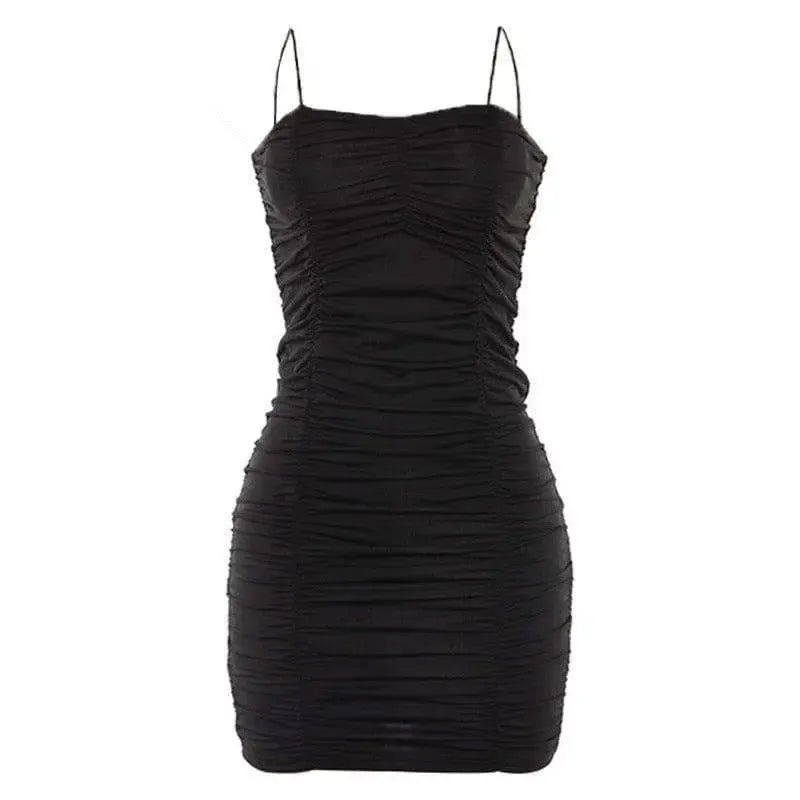 Autumn And Winter Sling Dress Women-4