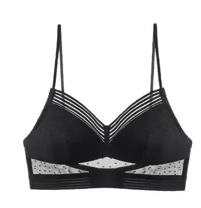 Backless Wedding Lingerie - Invisible Bralette-Black-5