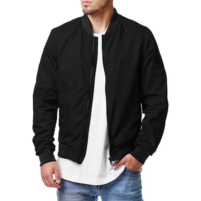 Fall Bomber Jacket - Stylish & Versatile-Black-6