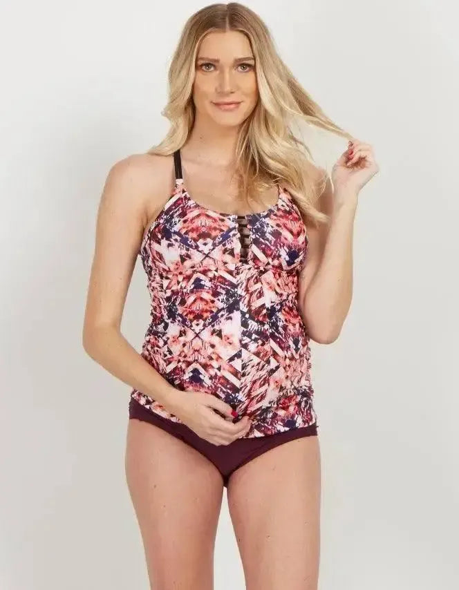 Bikini beach swimsuit-Pink-2