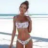 Bikini Split Swimsuit Hot Style For Women-Whiteblack-5