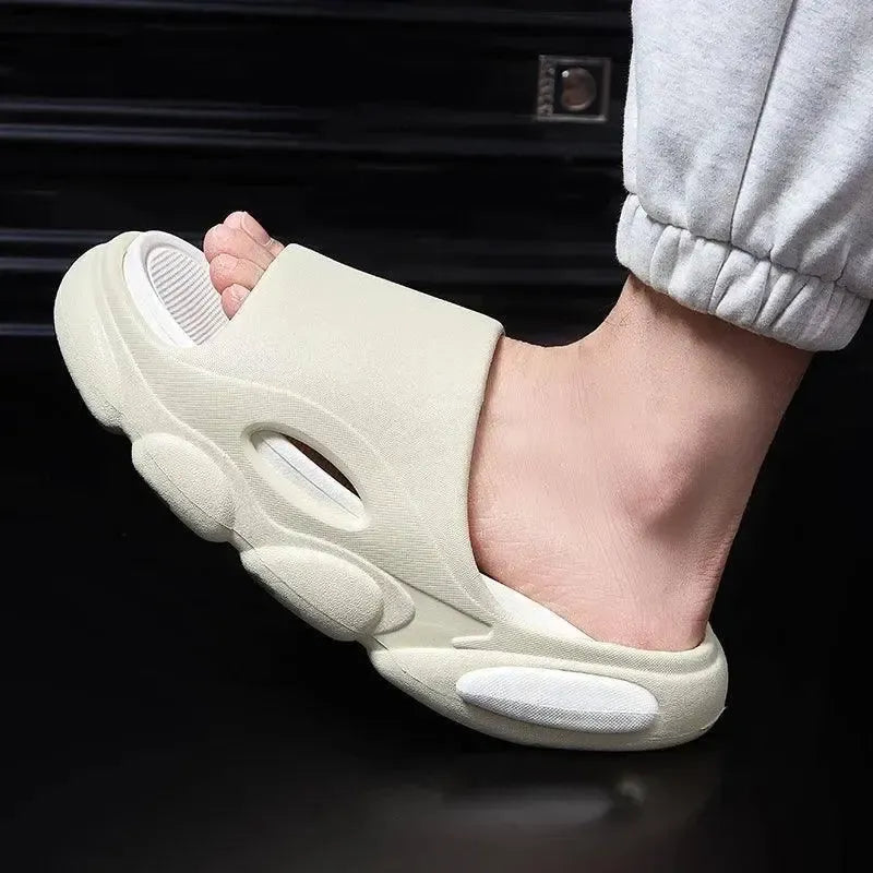 Comwarm Platform Soft Eva Slippers Women Men Fashion Flip-2