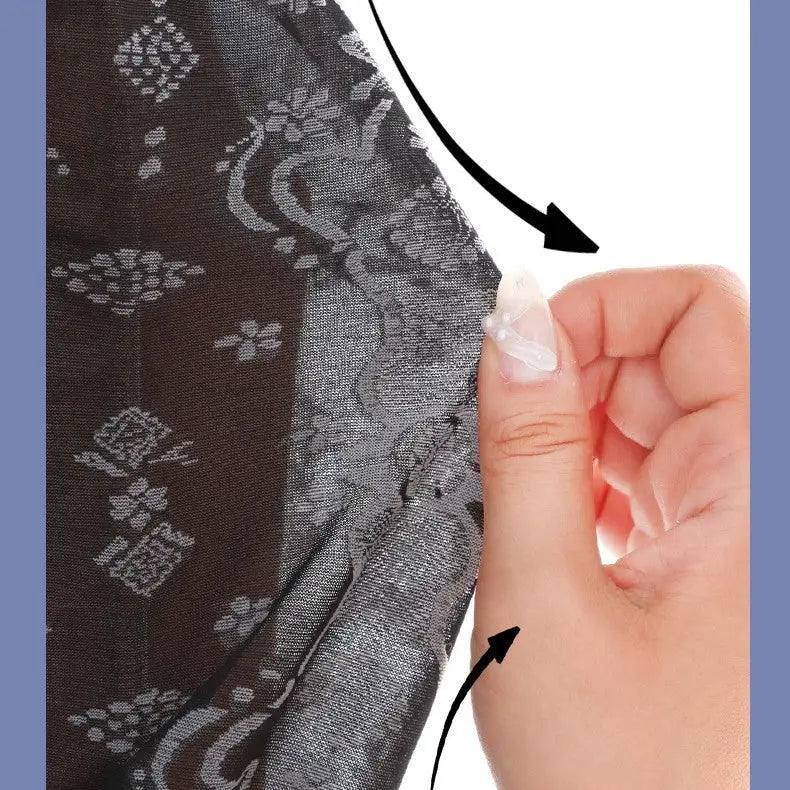 Luxurious Black Silk Stockings for Women-4
