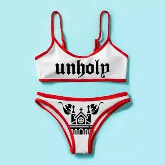 European And American Funny Pattern With Triangle Print-1