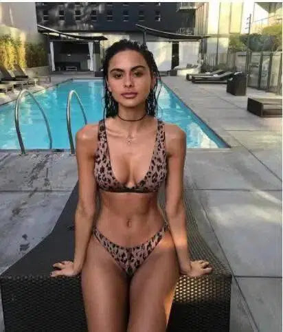 European and American hot style bikini leopard-Leopard-1