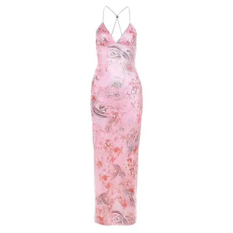 Fashion Women's Fashion Clothing Dress-Pink-3