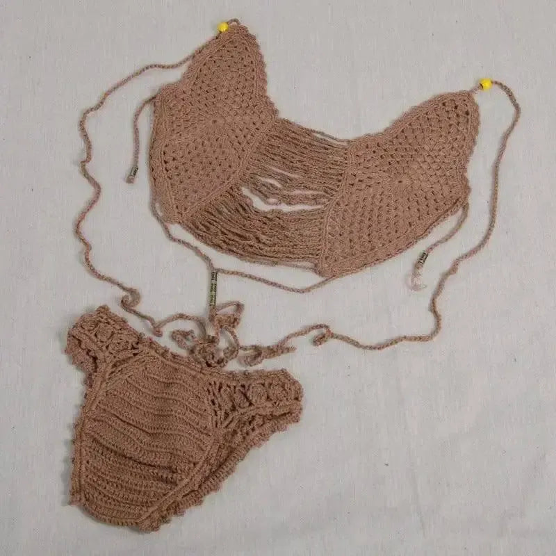Handmade Crochet bikini, Europe and America beach-3