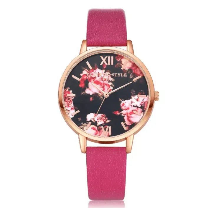 High Quality Fashion Leather Strap Rose Gold Women Watch Casual Love Heart Quartz Wrist Watch Women Dress Ladies Luxury Watches-10