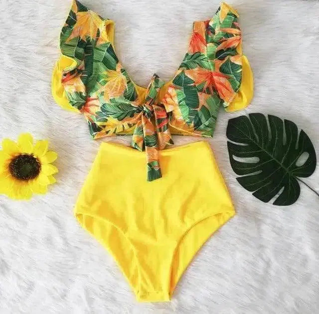 High waist bikini 2-piece set-NA19508Y2-10
