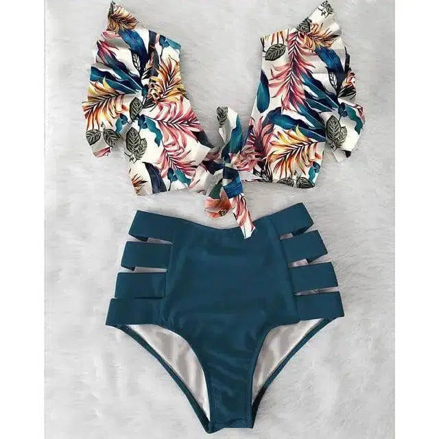High waist bikini 2-piece set-NA19508B5-6