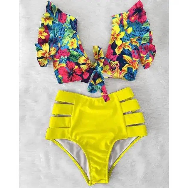 High waist bikini 2-piece set-NA19508Y3-8