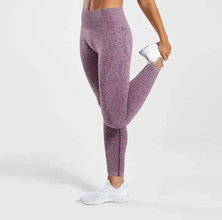 High Waist Sports leggins-Pantsdarkred-16