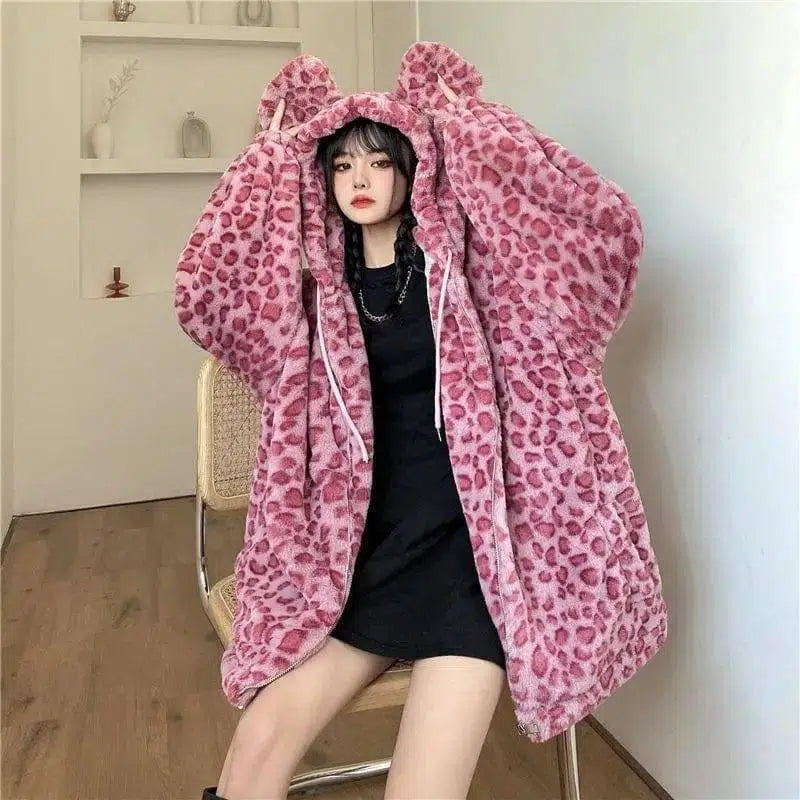 Lamb Wool Coat Women Thick Woolen Women-4