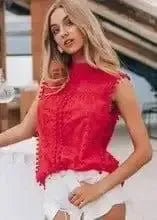 Loose tops, European and American casual tops, cotton-4