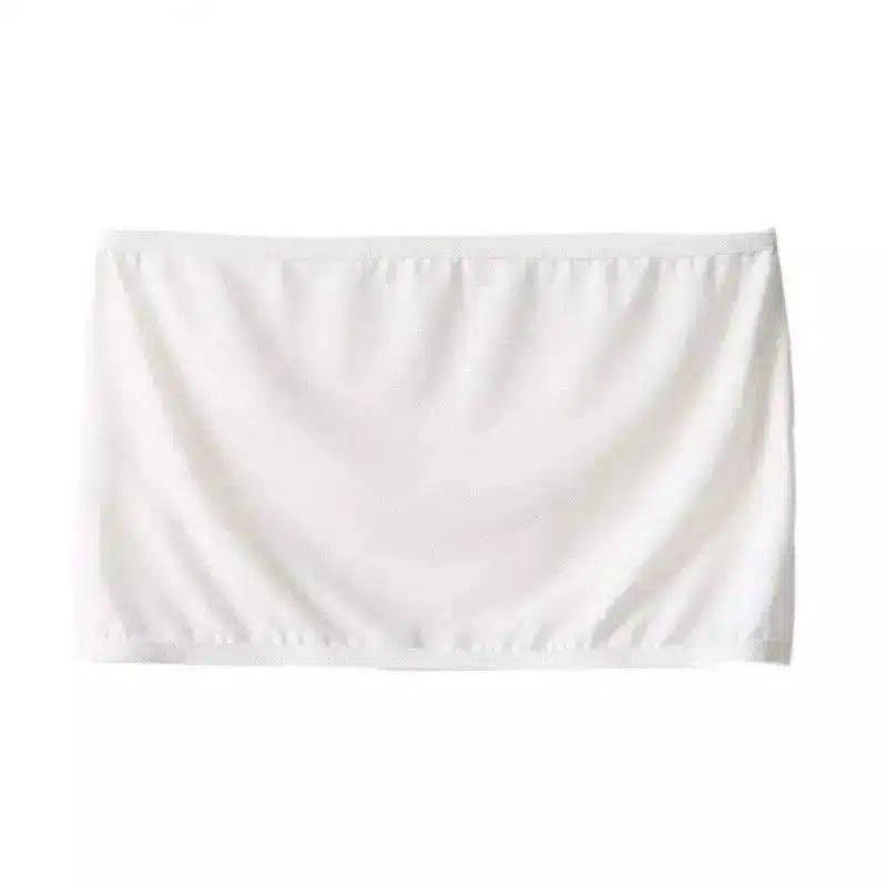 Women's Sleeveless Cropped Tank Top-White-2