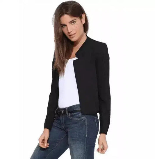Womens Tailored Fit Casual Blazer-1