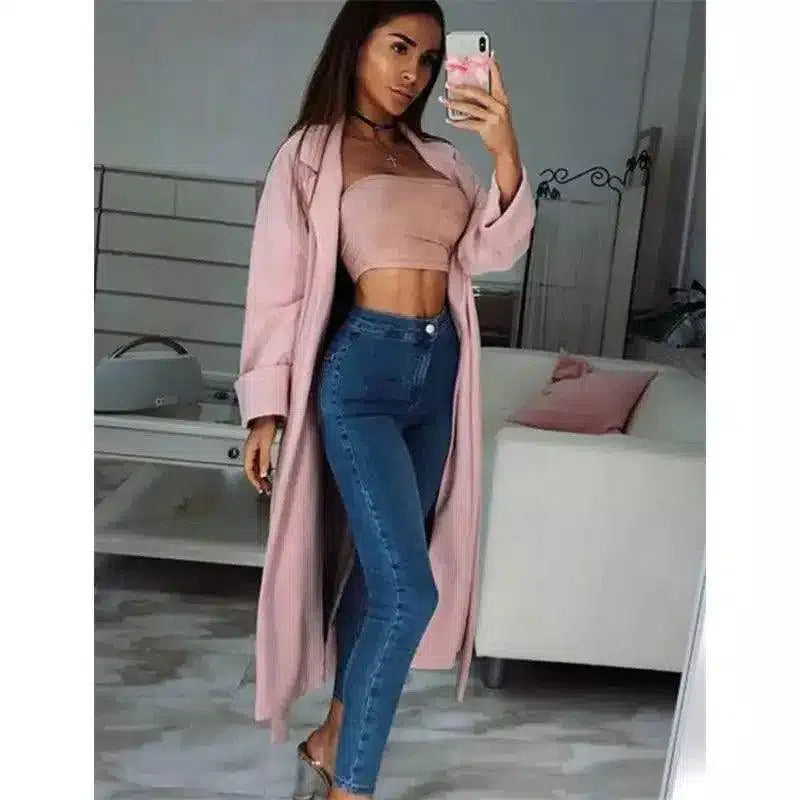 Long Sleeve Maxi Cardigan for Women-1