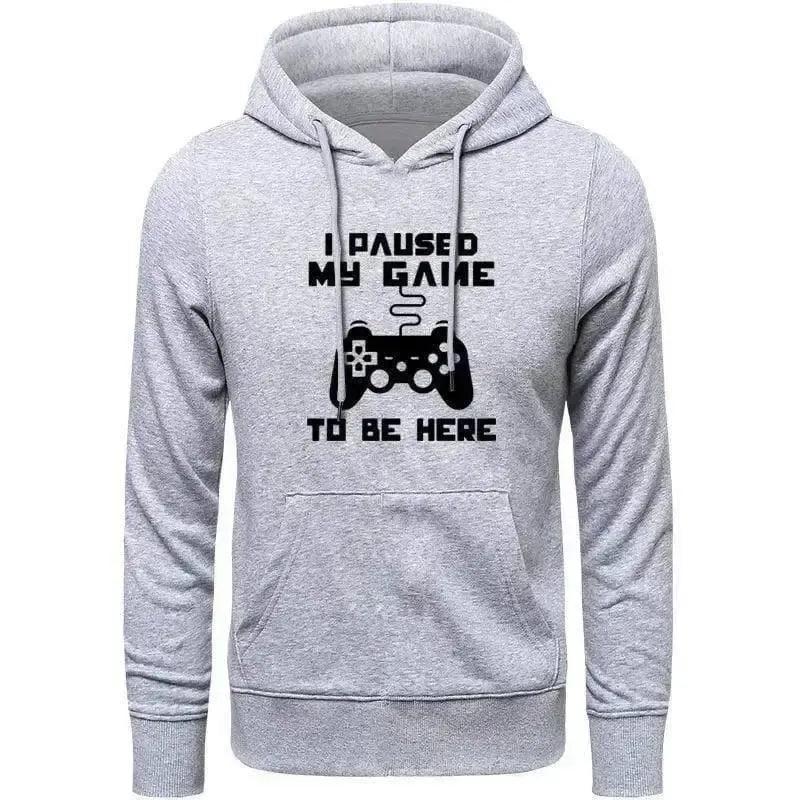 Custom Fashion Custom LOGO Casual Pullover Hoodie Sweatshirt-White black-11