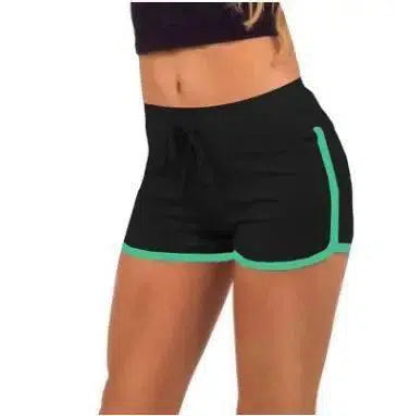 Europe and the United States summer cotton sports pants yoga-Greenandblack-26
