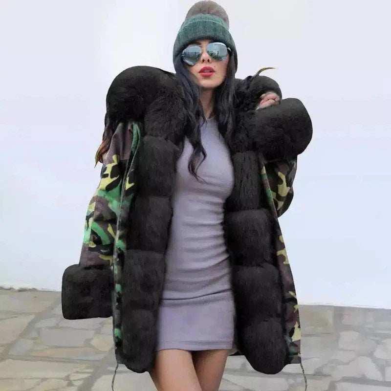 Chic Women's Camouflage Coats for Every Occasion-1
