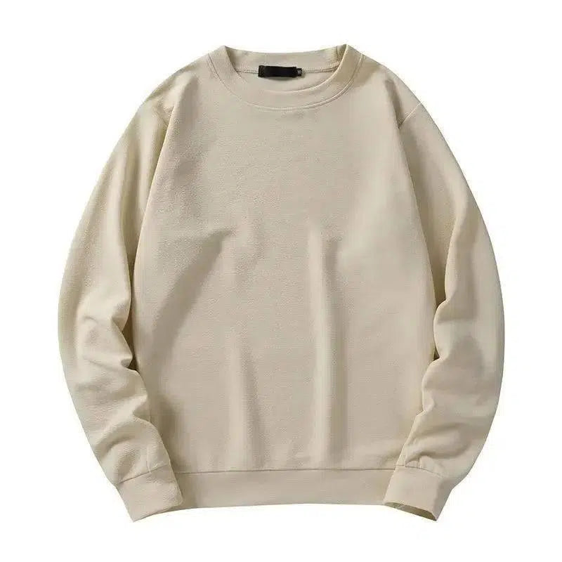 Fashion Couple Spring And Autumn Long-Sleeved Sweater-Khaki-4