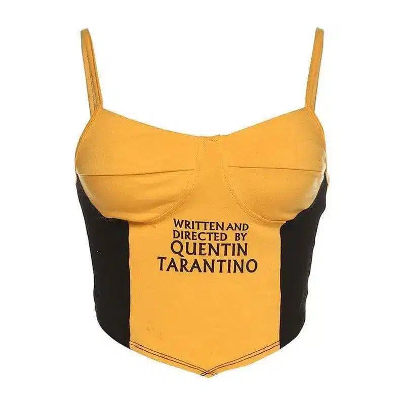 Fashion slim vest-Yellow-2