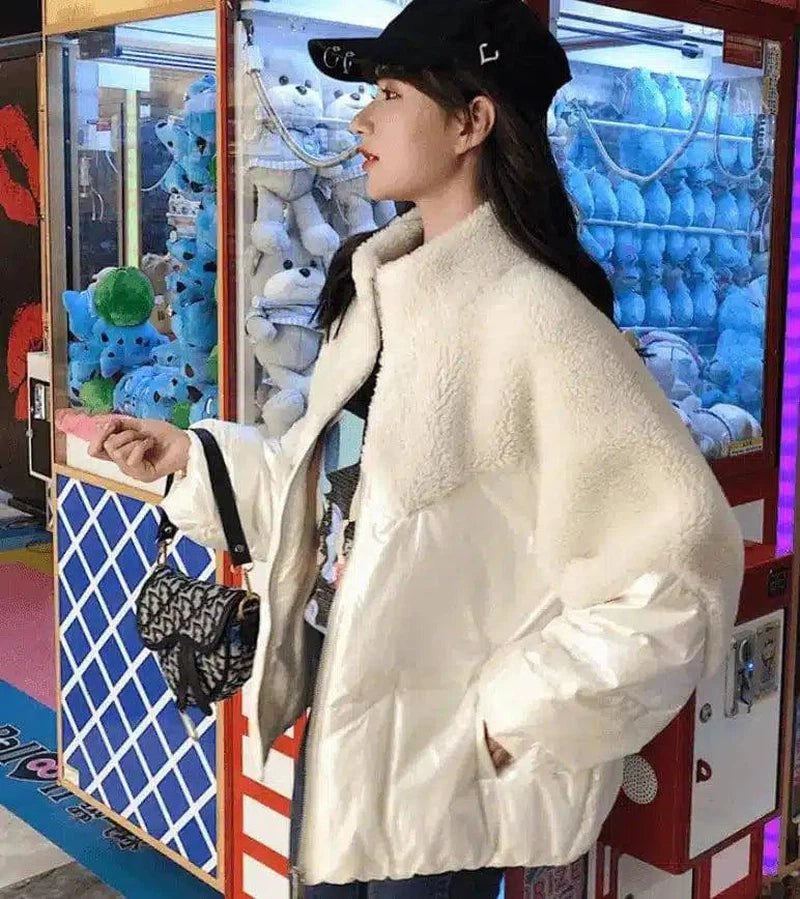 GIGANTIC PUFF FAUX FUR JACKET-1
