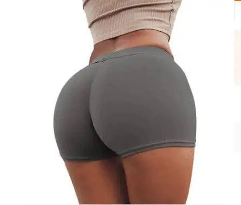 High Waist Stretch Fitness Yoga Gym Shorts Seamless Short-15