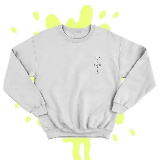 Hooded pullover sweater-Grey-1