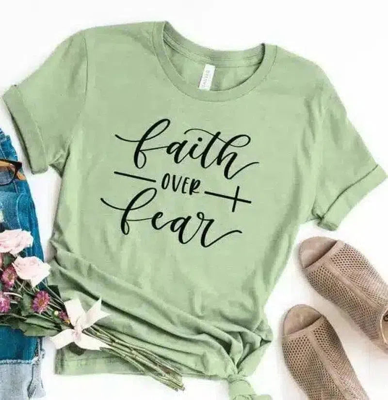 Inspirational Quote Women's T-Shirt-Green-10
