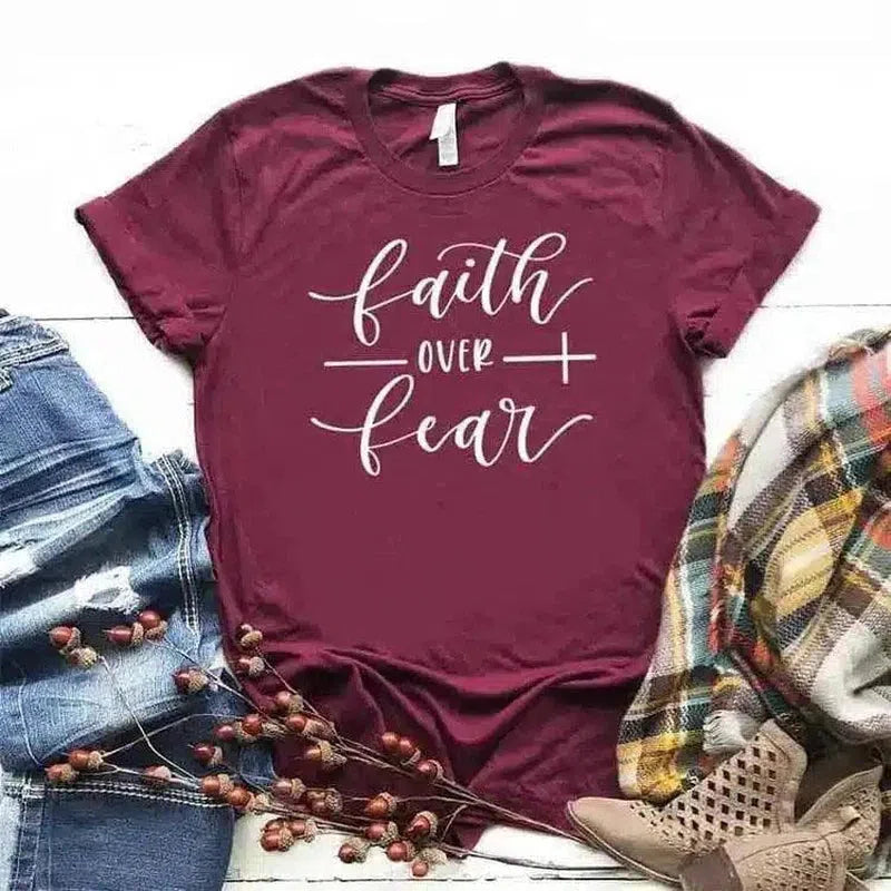 Inspirational Quote Women's T-Shirt-Crimson-2