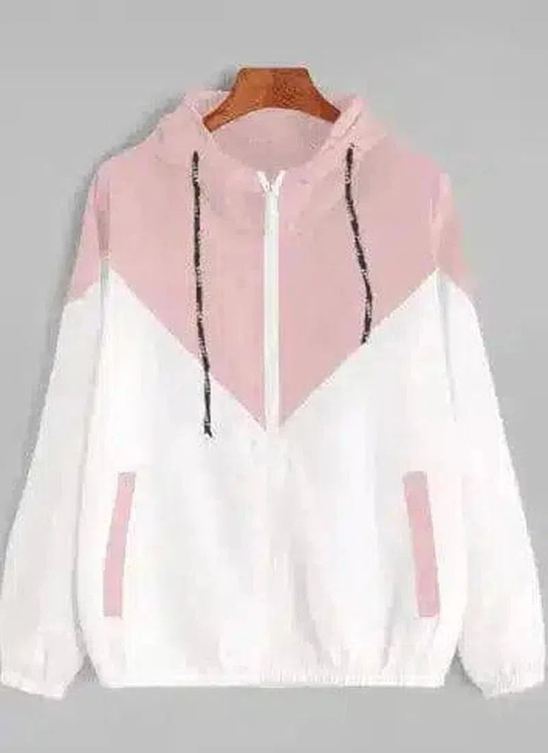 Hooded Zip-Up Windbreaker with Pockets-S-3