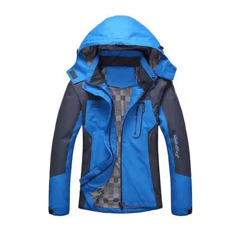 outdoor women's single-layer autumn jacket genuine-Blue-3
