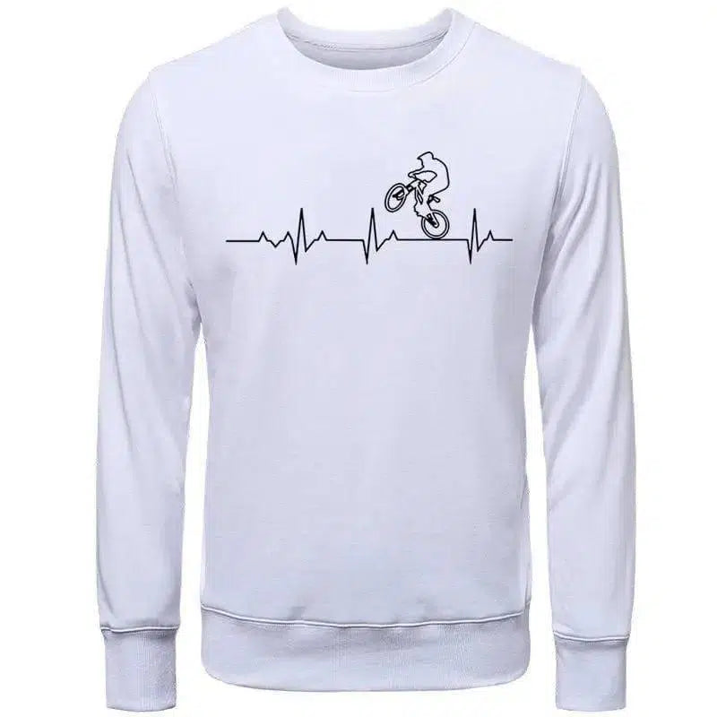 Printed pullover sweater-02White-4