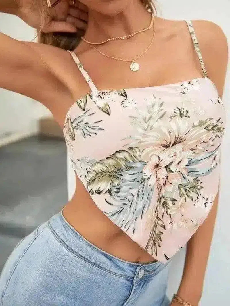 Trendy Silk Scarf Tops – Versatile and Chic Styles-Pink-2