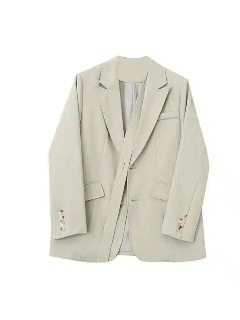 Womens Casual Blazer and Denim Jeans Combo-Green-2