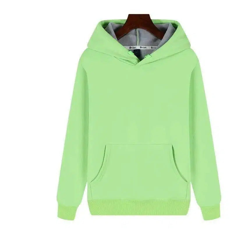 Sweatshirt Custom Printed Logo Class Uniform Team Hoodie-Fruit green-3