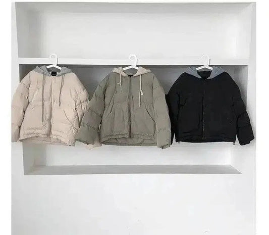Hooded Insulated Puffer Jackets for Adults-1