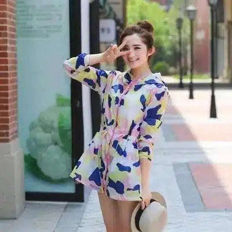 Lightweight Women's Beach Cover-Up Shirt-One Size-8