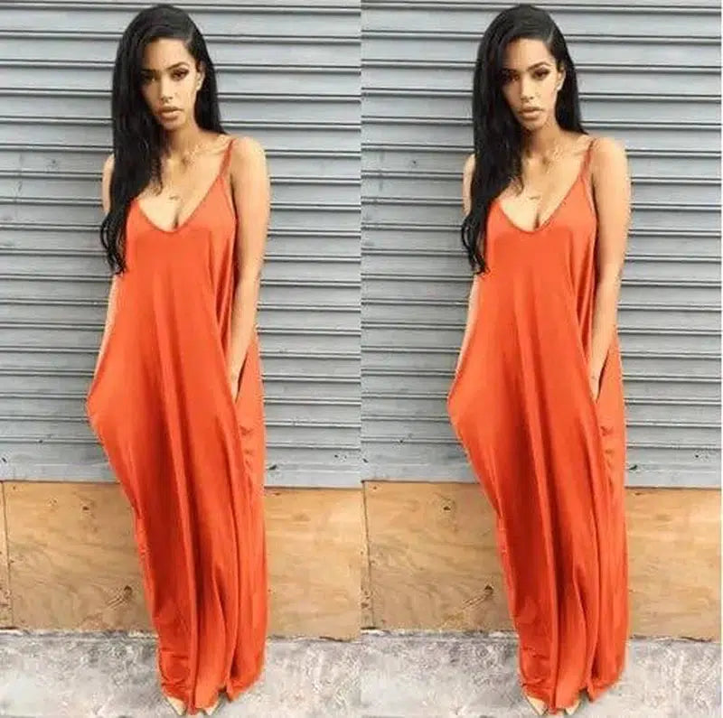 Women Summer Dress 2019 Casual Long Dresses Plus Size-6