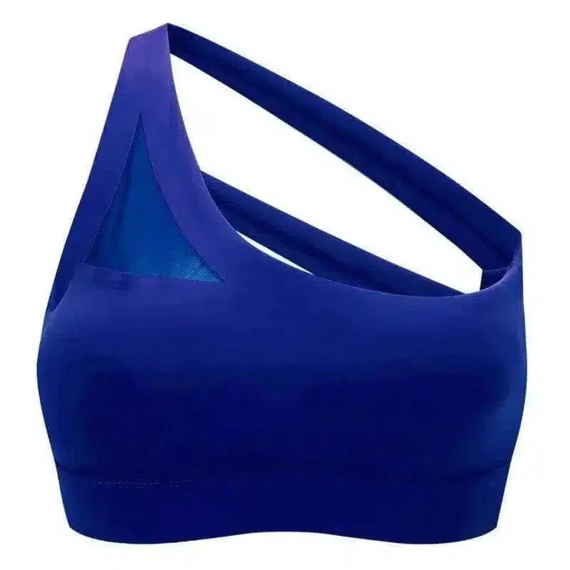 Strappy Sports Bra for Fitness & Yoga-Blue-3