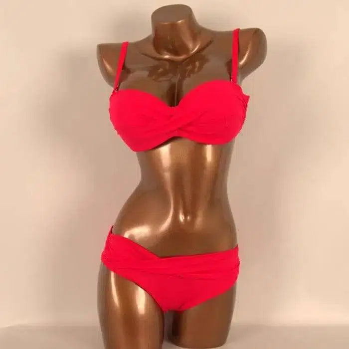 new bikini woman fashion, European and American style-Red-5