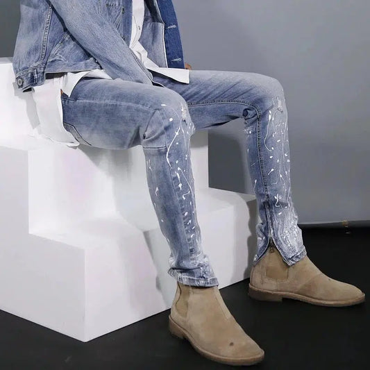 Painted jeans-1