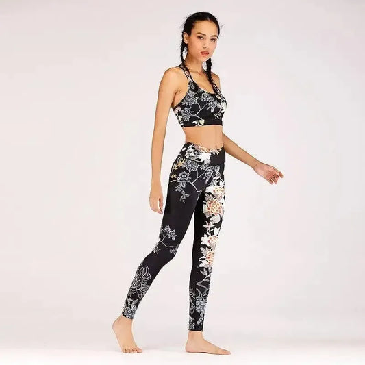 Printed Yoga Fitness Set-1