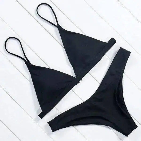 Bikini Swimsuit Swimwear Women Biquini Push Up Red-21style-13