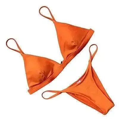 Bikini Swimsuit Swimwear Women Biquini Push Up Red-12style-6