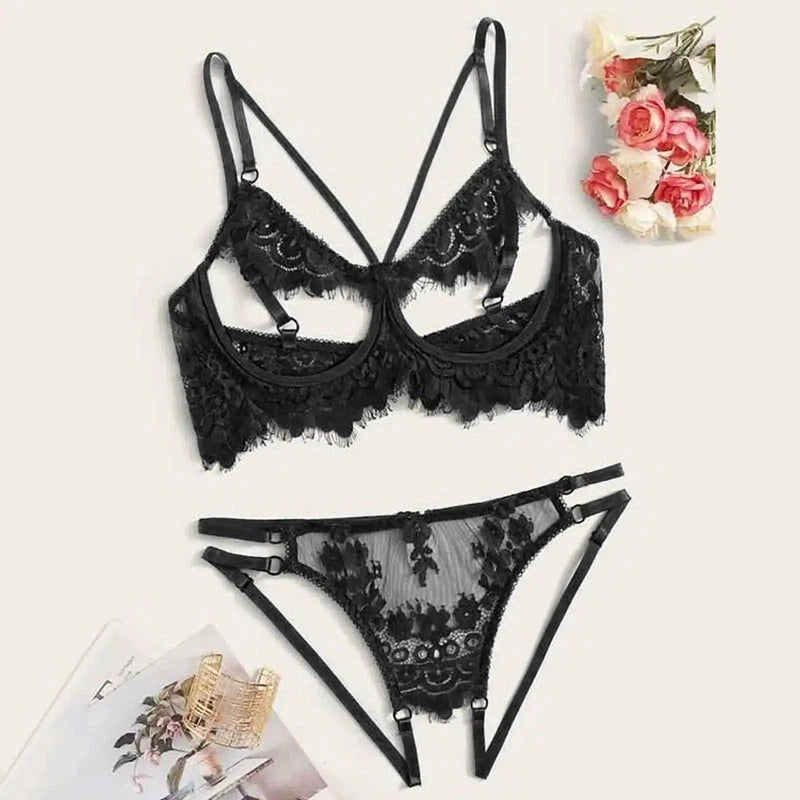 Lingerie Hot-selling European And American-Black-1