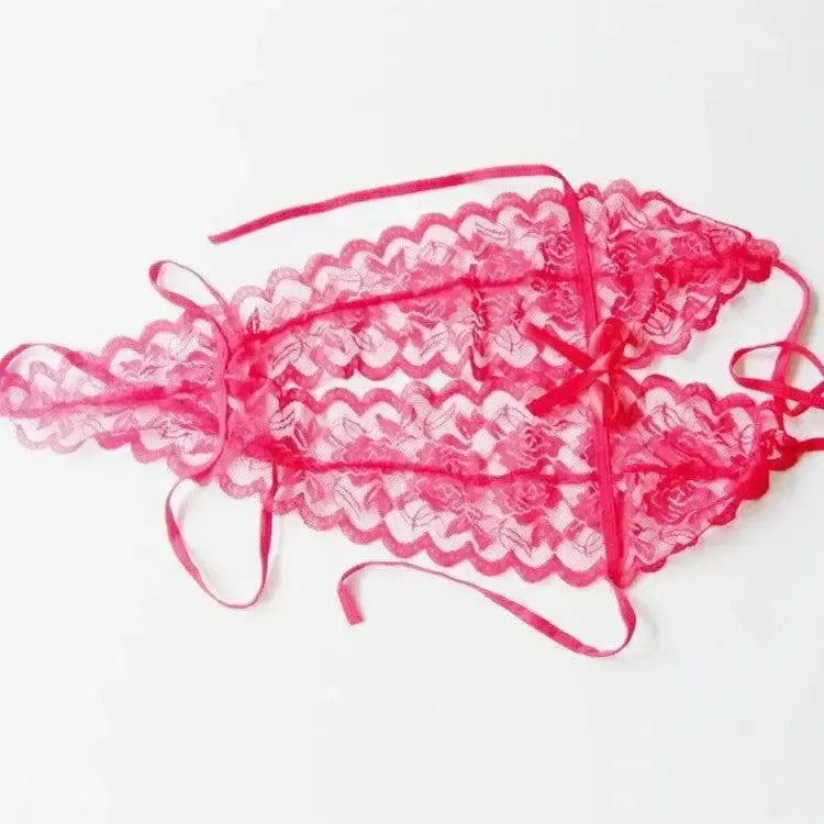 Lingerie Lace Bra thong stomachers file conjoined-4