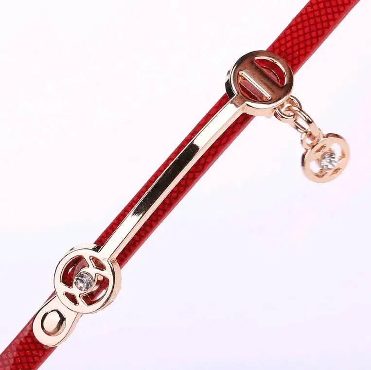 Thin belt fashion ladies watch Casual three-ring winding bracelet watch Women's fashion quartz watch-2