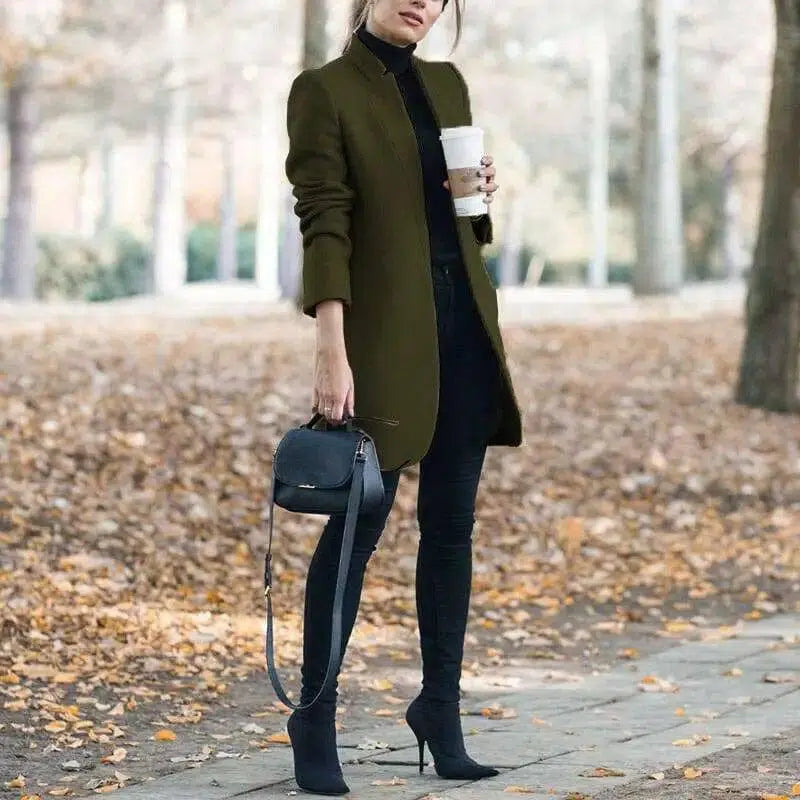 Upgrade Your Casual Look: Stylish and Comfortable Cardigan-ArmyGreen-11